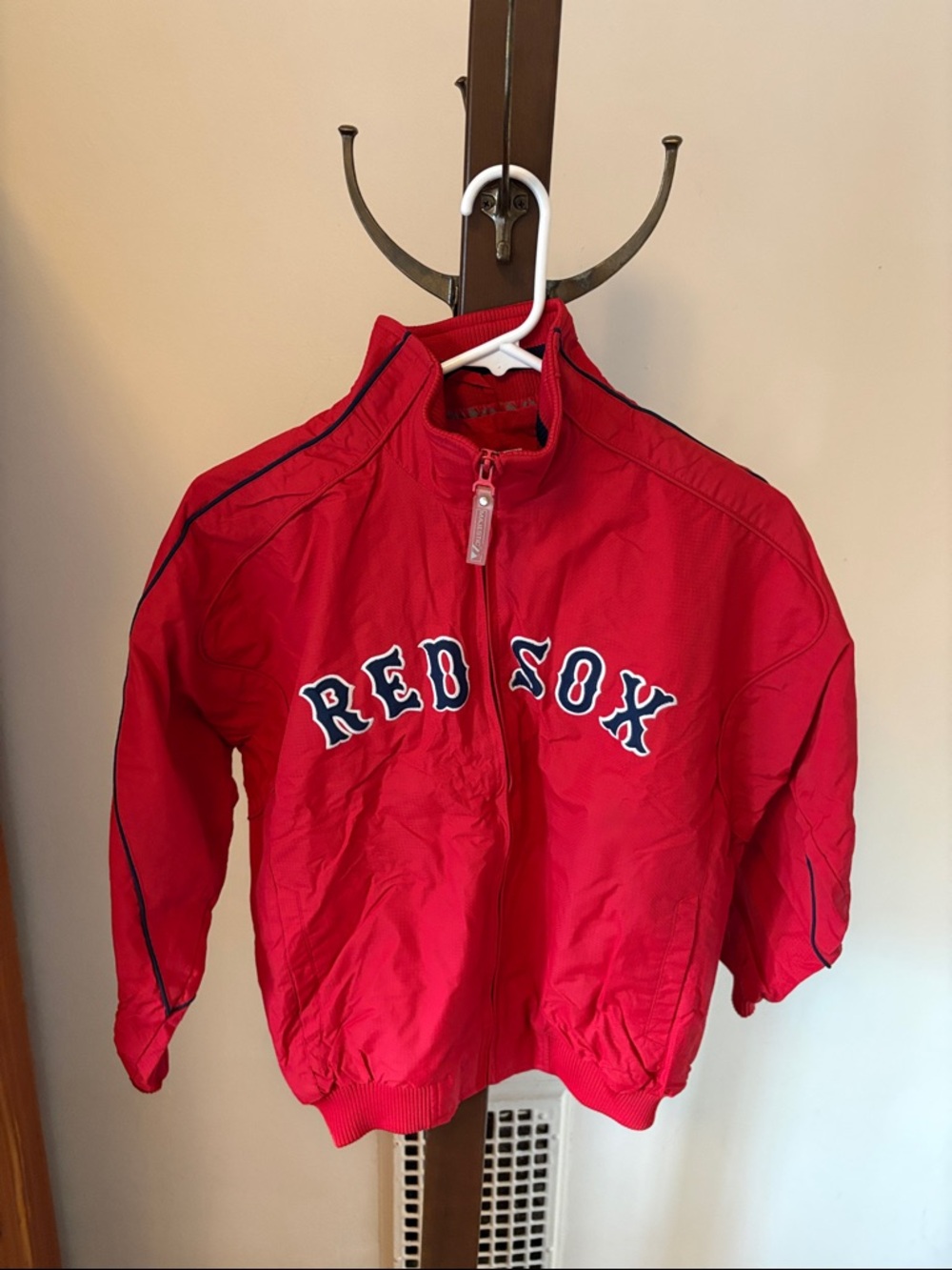 Majestic Boston Red Sox full zip nylon jacket Youth M